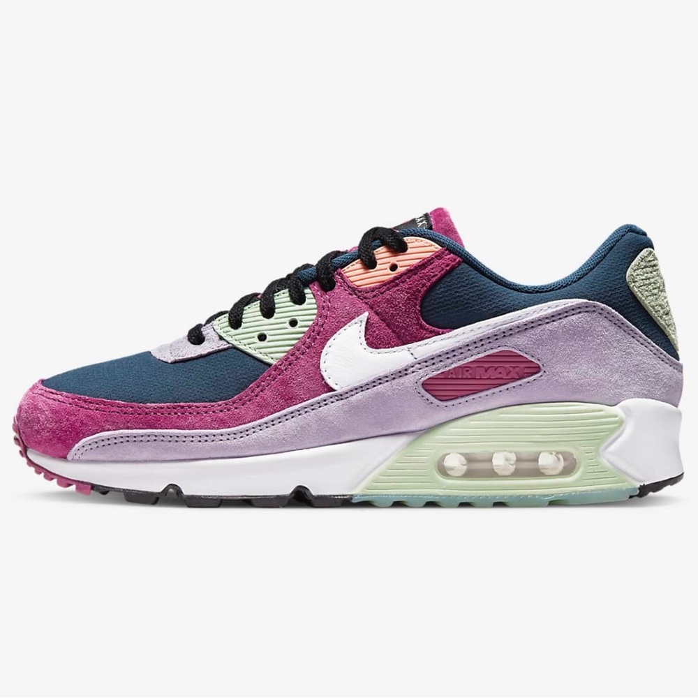 Nike Air Max 90 NRG Snickers Shoes Bordeaux Armony Navy DM0035-500